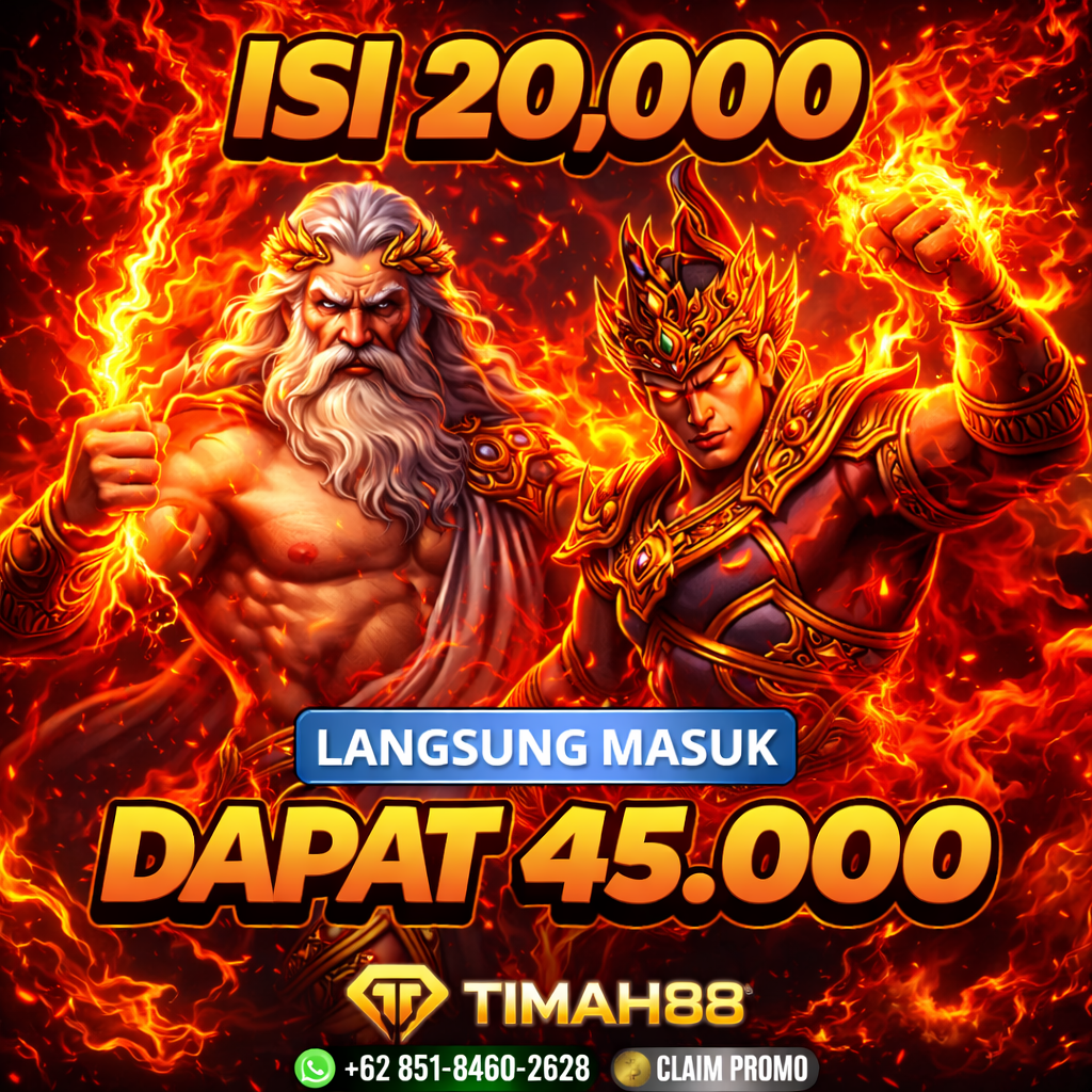 TIMAH88 situs slot gacor bonus isi 20 ribu dapat 45 ribu