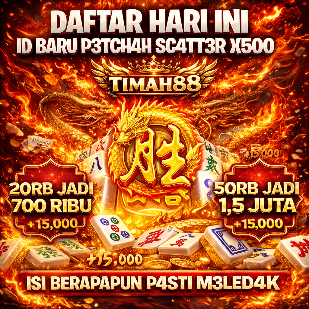 TIMAH88 scatter x500 patch baru dengan efek api merah emas dan peluang maxwin besar
