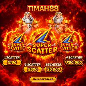 TIMAH88 Super Scatter dengan efek api dan hadiah hingga X50.000