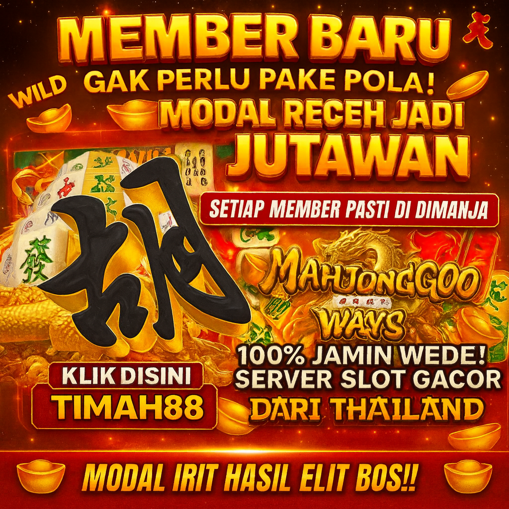 Promo TIMAH88 slot gacor modal receh jadi jutawan untuk member baru